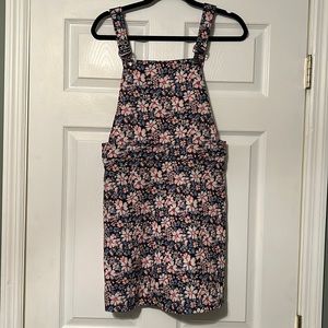 Floral overall dress